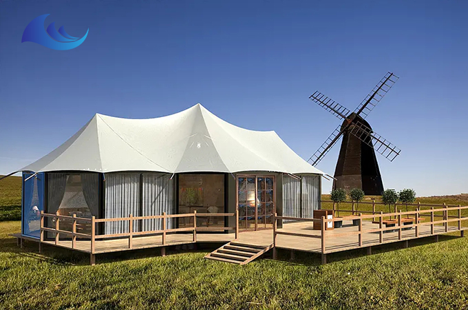 Estrutura Têxtil para Glamping e Hotelaria ao Ar Livre